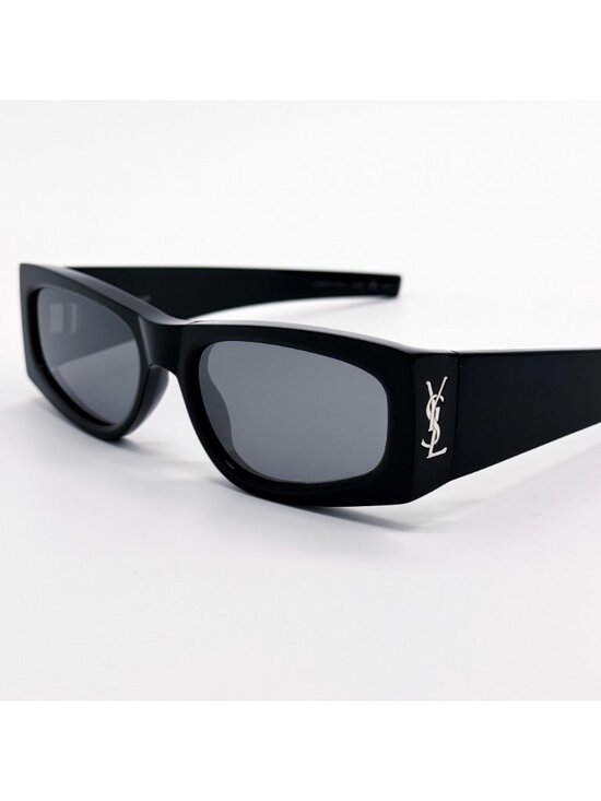 New Saint Laurent Sunglasses SL M140 002 Black Silver main image 8